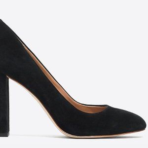 JCREW Black Suede Pumps